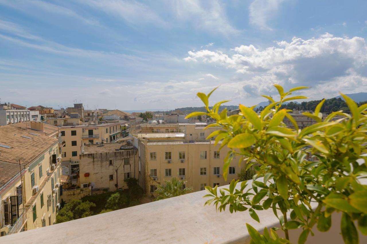 Corfu City View Loft Bagian luar foto